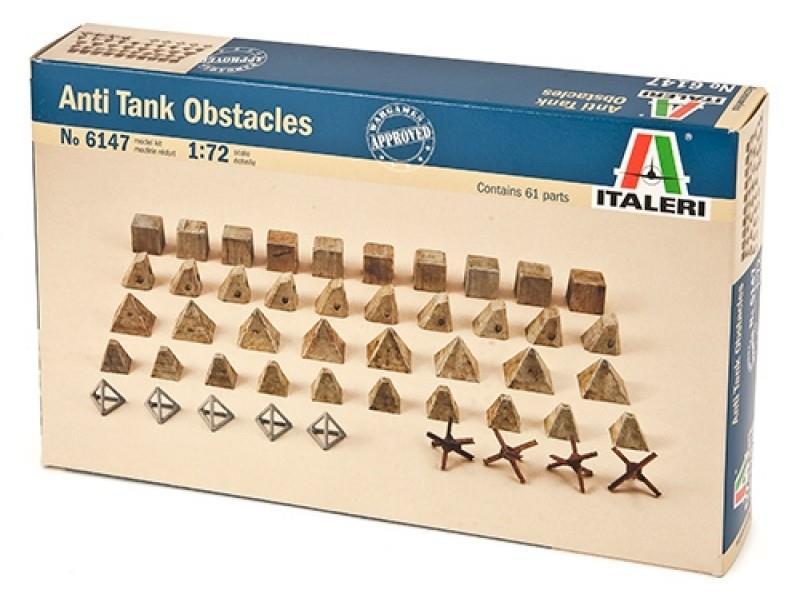 ITALERI 1/72 FIGURES ANTITANK OBSTACLES