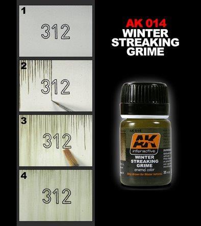 AK WEATHERING STREAKING GRIME FOR WINTER VEHICLES