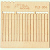 Model Scene - WOODEN FENCES 1:35 Saw toothed privacy fence