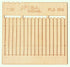 Model Scene - WOODEN FENCES 1:35 Saw toothed privacy fence