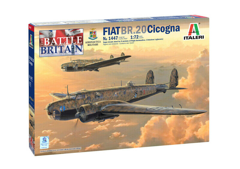 Italeri 1/72 FIAT BR.20 CICOGNA Battle OF Britain 80th Anniversary