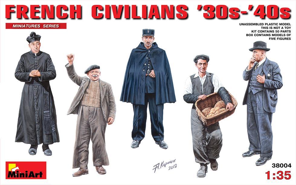 Miniart 1:35 French Civilians 30s-40s