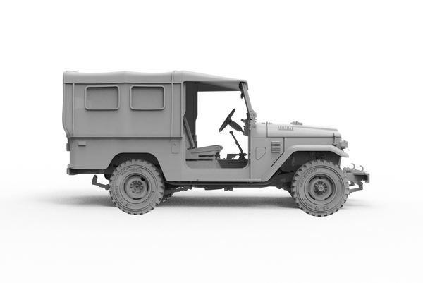 AK Interactive 1/35 scale MODEL KIT FJ43 SUV WITH SOFT TOP IDF & LAF