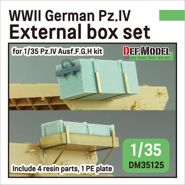 DEF Models WWII German Pz.IV External box set (for Pz.IV Ausf.G H kit)