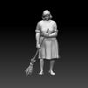 Homefront 1/35 scale 1940's era British Female civilian sweeping