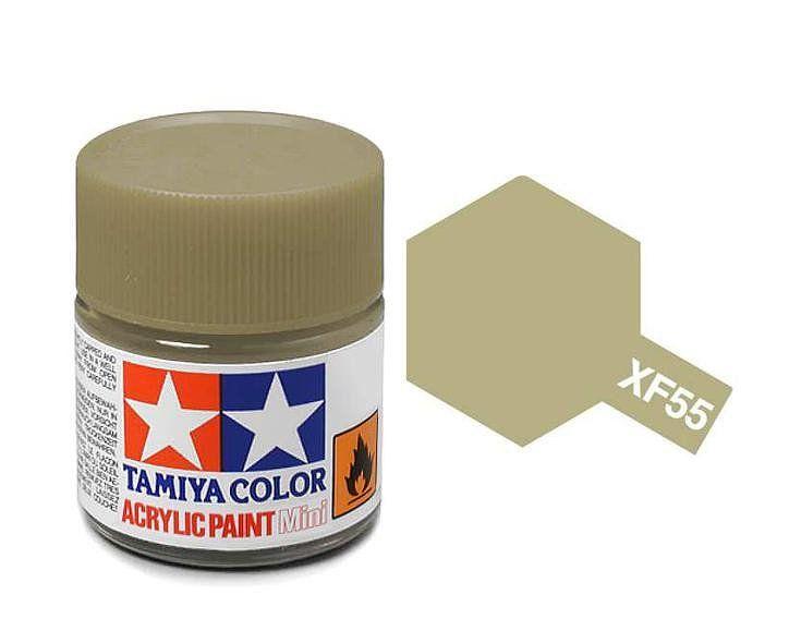 TAMIYA MINI ACRYLIC - ACRYLIC MINI XF-55 DECK TAN