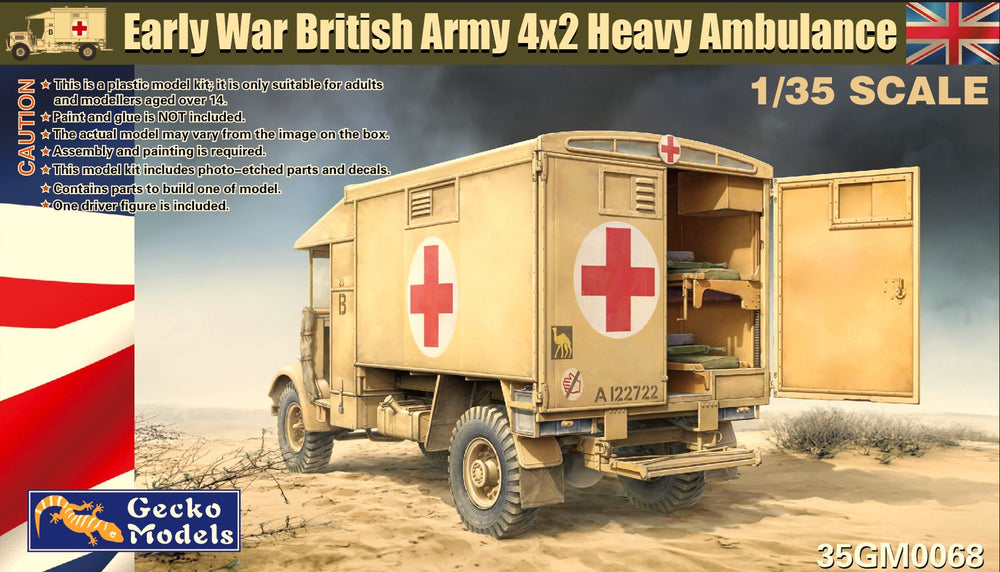 Gecko Models 1/35 scale WW2 K2Y British Heavy Ambulance Early War