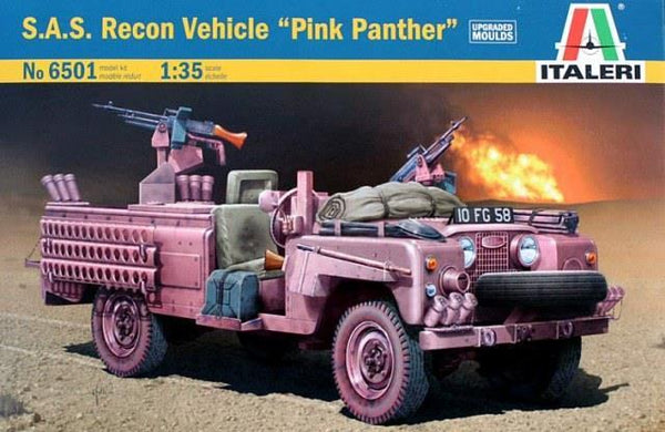 Italeri 1/35 scale S.A.S. RECON VEHICLE "PINK PANTHER"