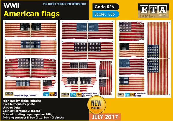 USA - flags 1/35 scale