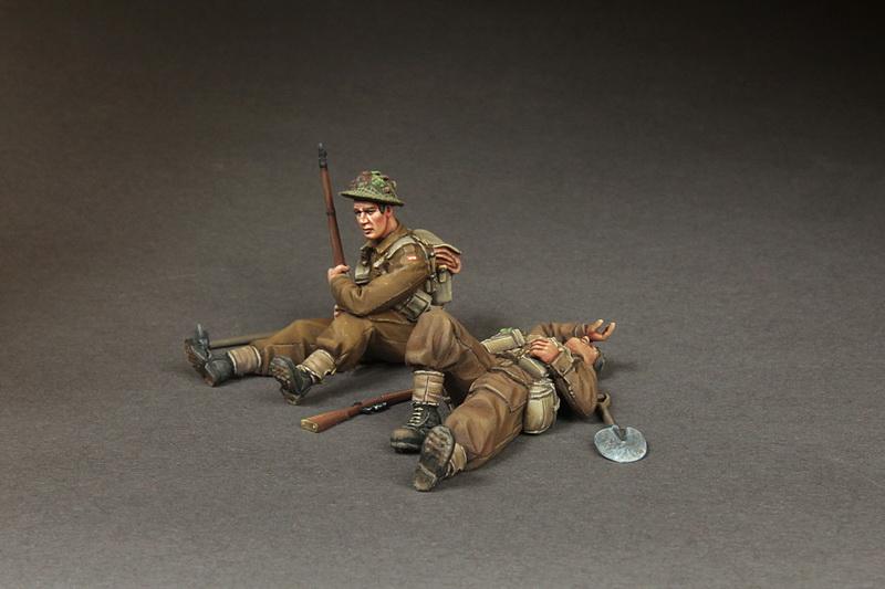 SOGA WW2 British infantrymen at rest. #2. model kit 1/35 scale