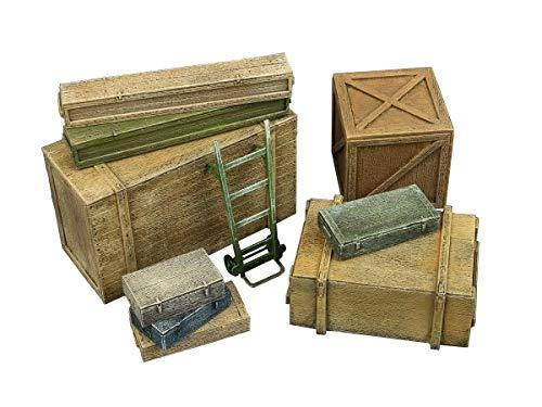 1/35 scale Miniart model kit Wooden Boxes and Crates