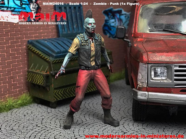 1:24 Scale Zombie - Punk / 1:24 - 75mm