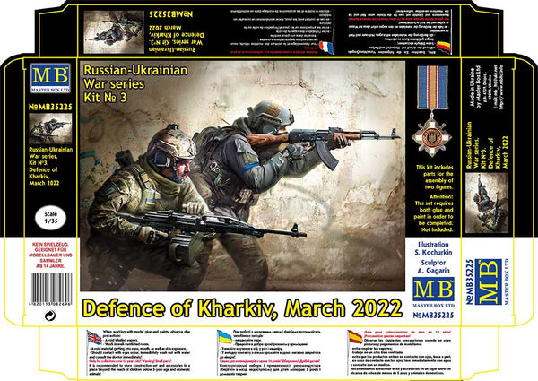 Masterbox 1/35 Defence of Kharkiv, March 2022 Kit No 3.
