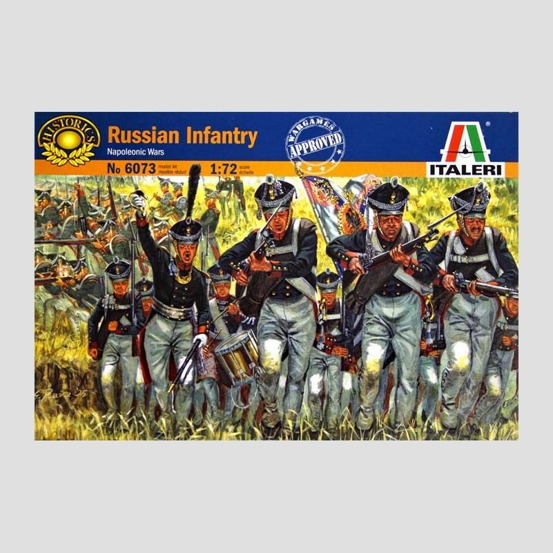 ITALERI 1/72 FIGURES - RUSSIAN INFANTRY NAPOLEONIC WARS