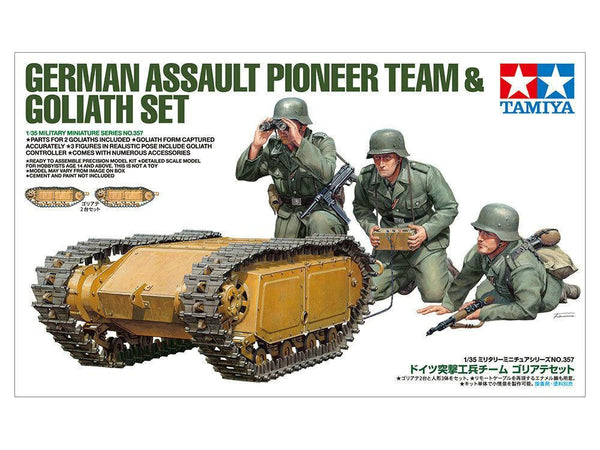 Tamiya 1/35 scale WW2 German Pioneer & Goliath set