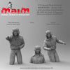 1/35 scale 3D printed model T-72 Soviet Tank Crew #1 (pointing Commander)