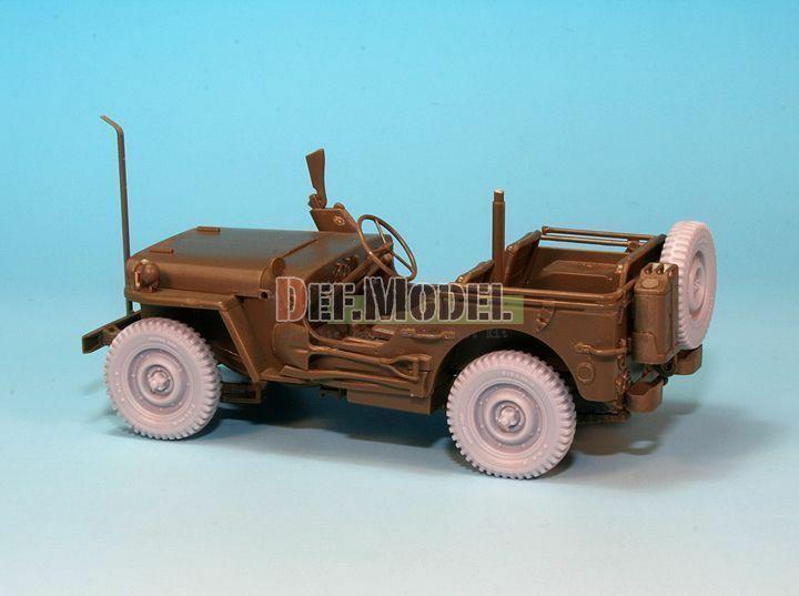 Willys MB 4x4 Truck Wheel set (for Tamiya 1/35)