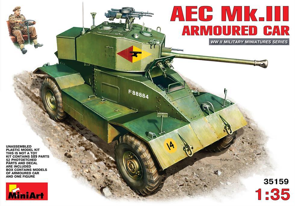 Miniart 1:35 AEC Mk Armoured Car