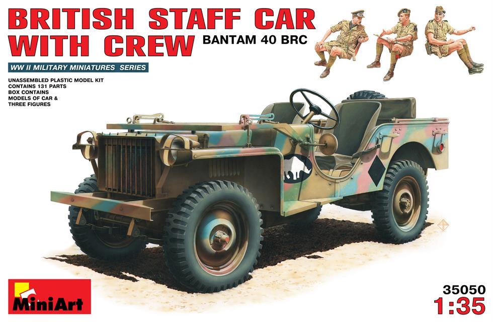 Miniart 1:35 British Bantam 40 BRC w/ Crew