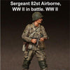 1/35 Scale Resin Figure kit WW2 US Sergeant 82st Airborne in battle