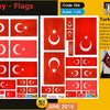 1/35 MODERN Turkey - Flags
