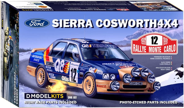 D MODELS KITS 1/24 Ford Sierra Cosworth 4x4 Rally Monte Carlo 1991