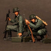 1/35 Scale WW2 German machine gunner MG 34 team. at rest 1939-42