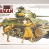 Tamiya 1/35 scale WW2 US American M4A3 Sherman tank with 75mm Gun + 3 figures