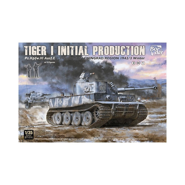 Border 1/35 Tiger I Initial Production. s.Pz.Abt.502 Leningrad Region 1942/43 Winter