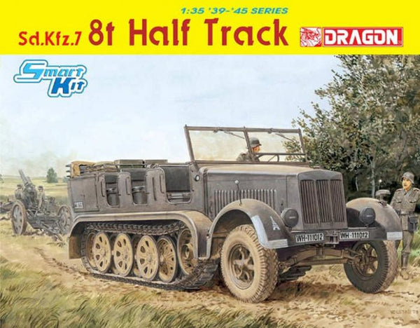 Dragon WW2 German 1/35 Sd.Kfz.7 8t Half-Track Initial Production