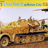 Dragon 1/35 WW2 German Sd.Kfz.7/2 3.7cm FlaK 37 w/Armor Cab (2 in 1)