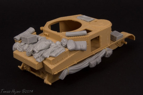 1/35 Scale resin upgrade kit Stowage set for British Lee/Grant tank