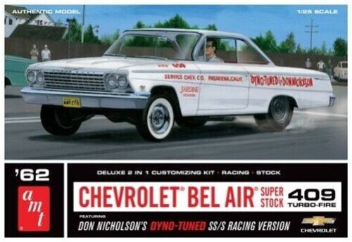 AMT 1:25 1962 Chevy Bel Air Super Stock Don Nicholson