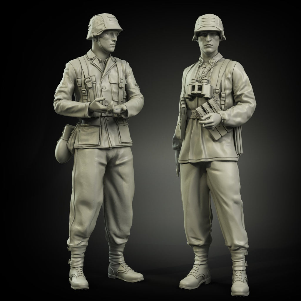 1/35 Scale resin model kit WW2 Waffen-SS Normandy set | Fields of Glory ...