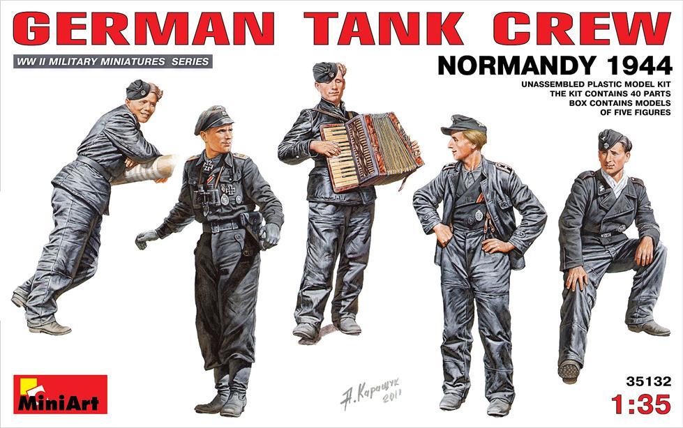 Miniart 1:35 German Tank Crew (Normandy 1944)