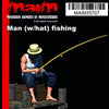 MaiM 1/35 scale 3D printed Man (w/hat) fishing / 1:35