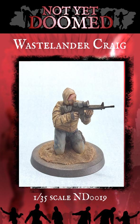 1/35 Scale resin model kit Wastelander Craig