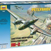 Zvezda 1/48 scale WW2 Soviet Dive Bomber PETLYAKOV PE-2