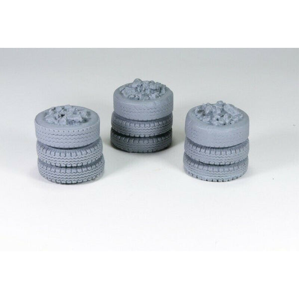 MacOne 1/35 scale resin model kit Barrier of Tyres (Tires)