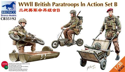 BRONCO 1/35 scale WW2 British Paras in action set B