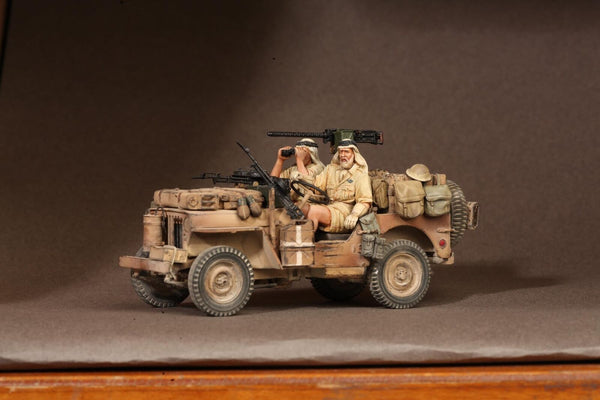 1/35 scale model kit Crew of the Jeep SAS. North Africa.1941-42 #4