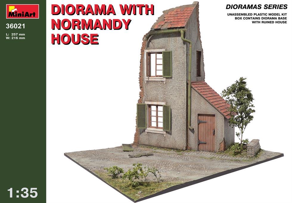 Miniart 1:35 Diorama w/ Normandy House