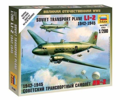 Zvezda 1/200 LI-2 SOVIET TRANSPORT PLANE