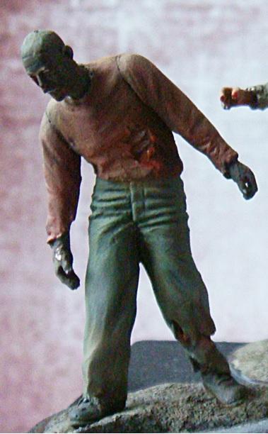 1/35 Scale resin model kit Zombie male #2