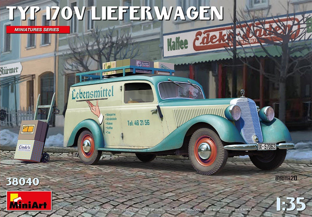 Miniart 1/35 scale WW2 1940's era TYP 170V LIEFERWAGEN