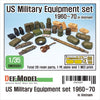1/35 scale US 1960/1970 era US Military Equipment set (for 1/35 tank/ vehicles kit)