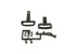 LGB Railways G Gauge - STANDARD COUPLER SET