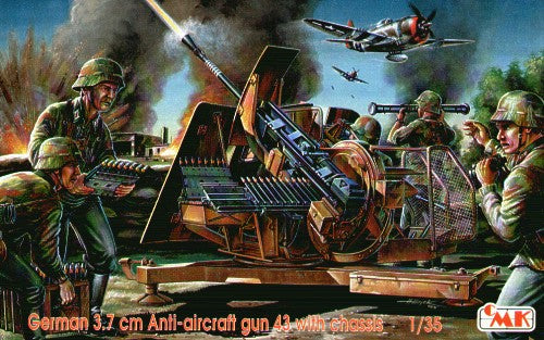 CMK/Czech Master Kits 1/35 WW2 German 3.7cm anti-aircraft gun 43.