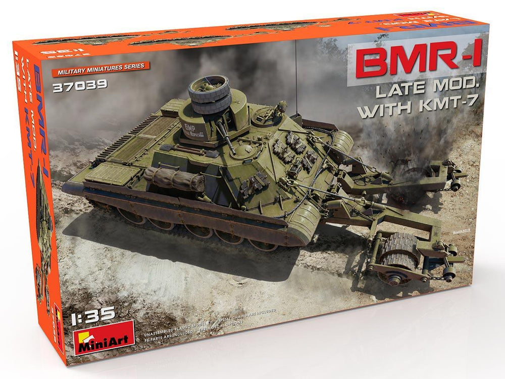 Miniart 1/35 scale resin model kit - BMR-1 Late Mod with KMT-