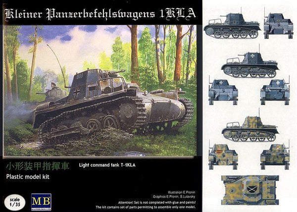 Masterbox 1:35 WW2 German Light command tank T-1 KLA